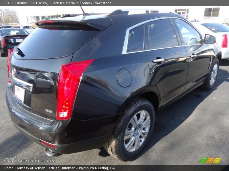 Black Ice Metallic / Shale/Brownstone 2012 Cadillac SRX Luxury
