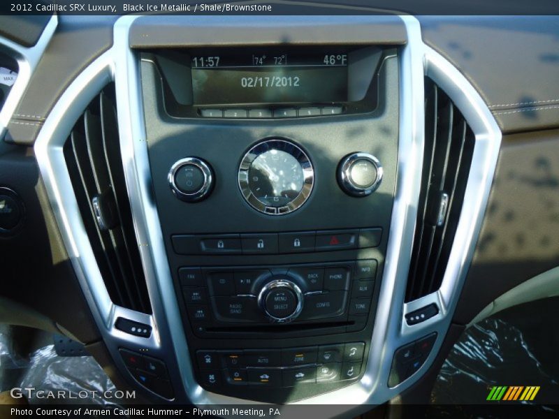 Black Ice Metallic / Shale/Brownstone 2012 Cadillac SRX Luxury