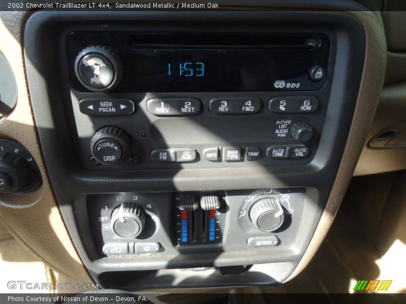 Sandalwood Metallic / Medium Oak 2002 Chevrolet TrailBlazer LT 4x4