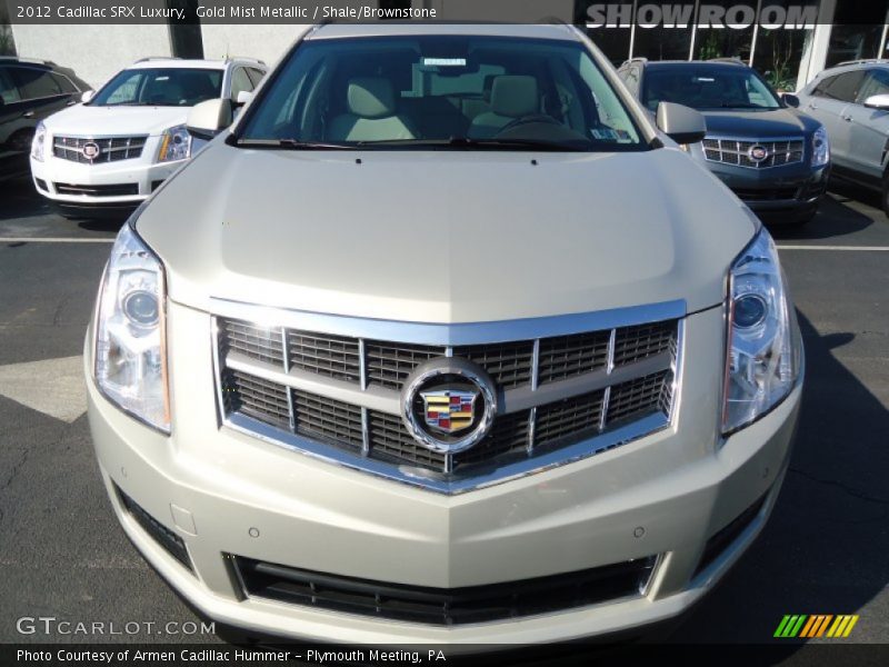 Gold Mist Metallic / Shale/Brownstone 2012 Cadillac SRX Luxury
