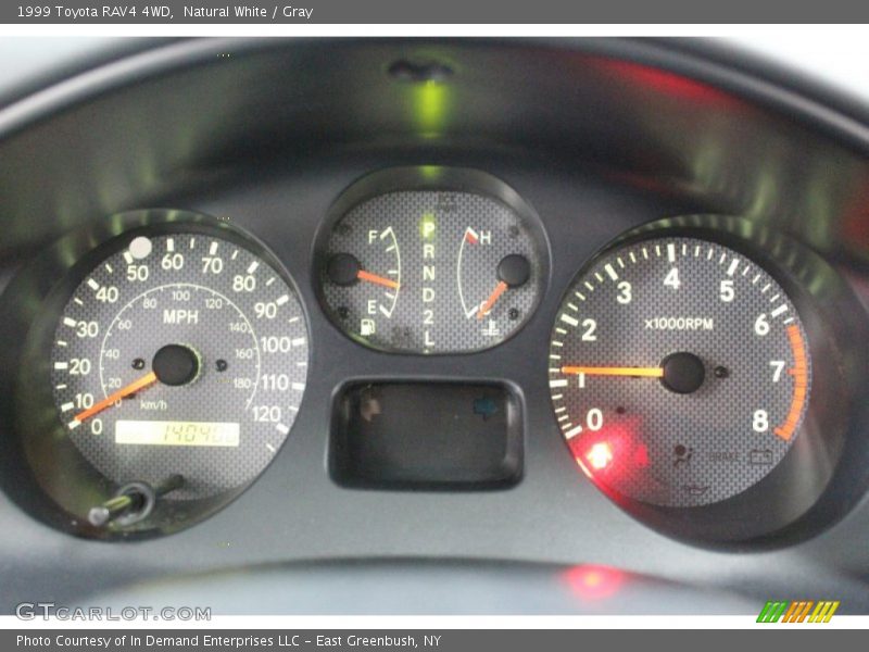 Natural White / Gray 1999 Toyota RAV4 4WD