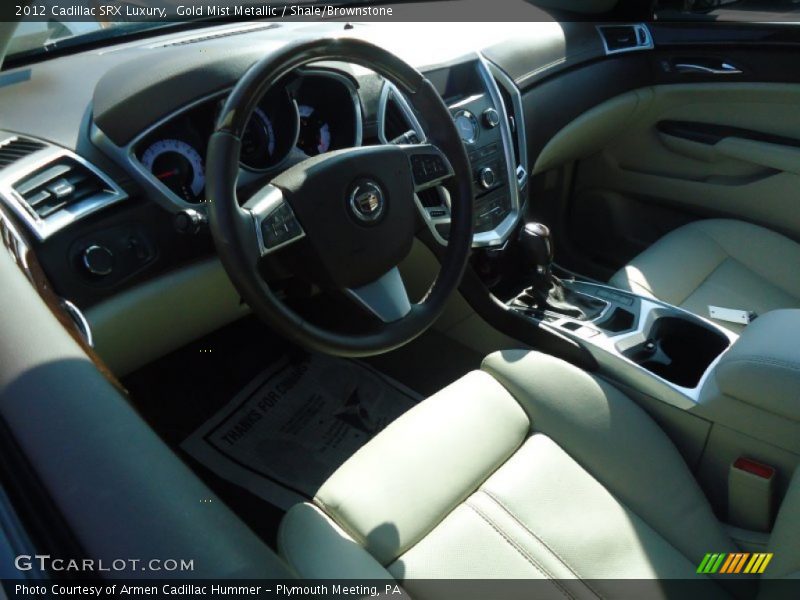 Gold Mist Metallic / Shale/Brownstone 2012 Cadillac SRX Luxury