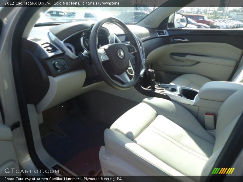 Gold Mist Metallic / Shale/Brownstone 2012 Cadillac SRX Luxury