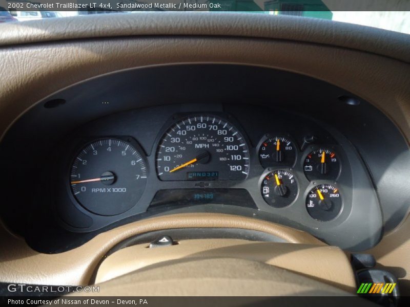  2002 TrailBlazer LT 4x4 LT 4x4 Gauges