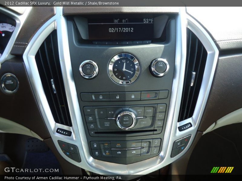 Gold Mist Metallic / Shale/Brownstone 2012 Cadillac SRX Luxury