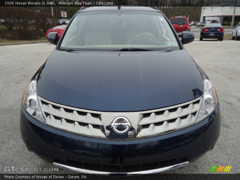 Midnight Blue Pearl / Cafe Latte 2006 Nissan Murano SL AWD