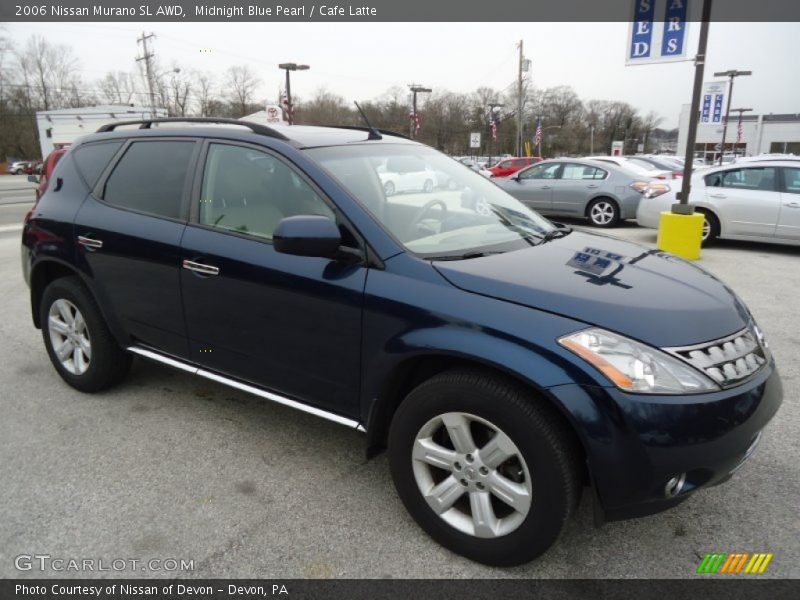 Midnight Blue Pearl / Cafe Latte 2006 Nissan Murano SL AWD