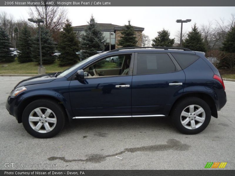 Midnight Blue Pearl / Cafe Latte 2006 Nissan Murano SL AWD
