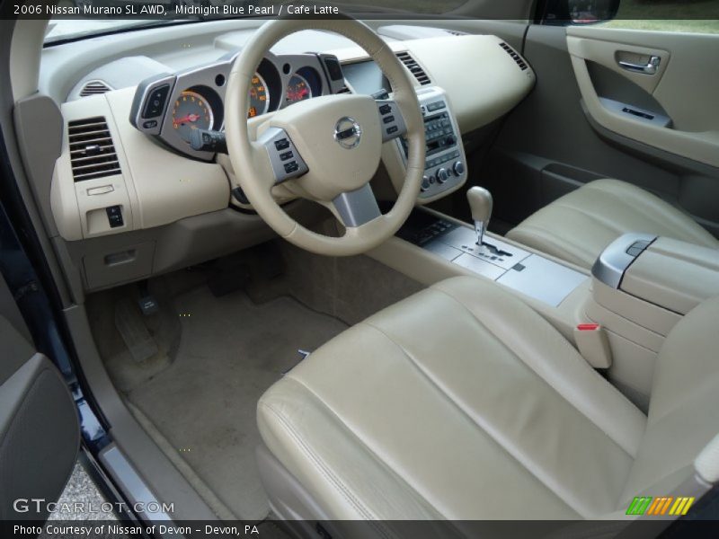Midnight Blue Pearl / Cafe Latte 2006 Nissan Murano SL AWD