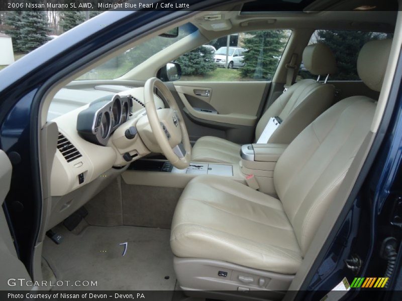 Midnight Blue Pearl / Cafe Latte 2006 Nissan Murano SL AWD