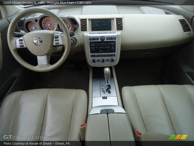 Midnight Blue Pearl / Cafe Latte 2006 Nissan Murano SL AWD