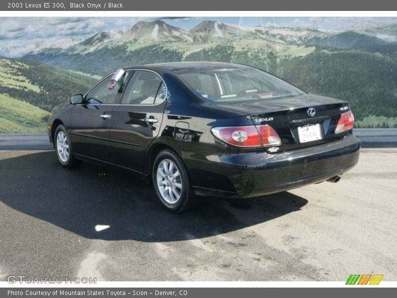 Black Onyx / Black 2003 Lexus ES 300