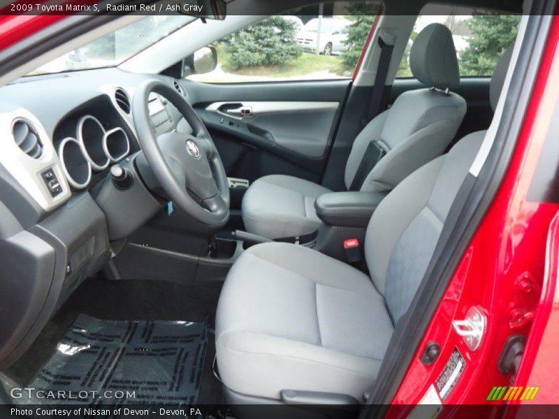 Radiant Red / Ash Gray 2009 Toyota Matrix S