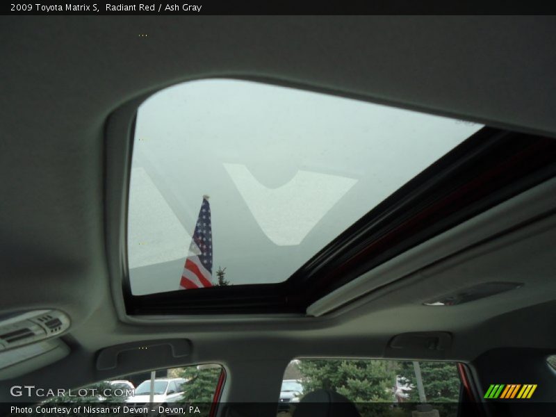 Radiant Red / Ash Gray 2009 Toyota Matrix S