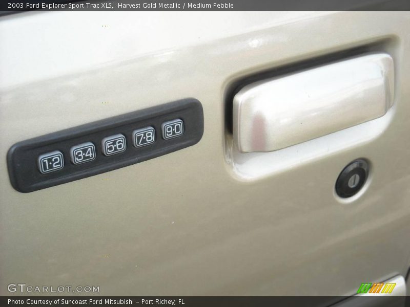 Harvest Gold Metallic / Medium Pebble 2003 Ford Explorer Sport Trac XLS