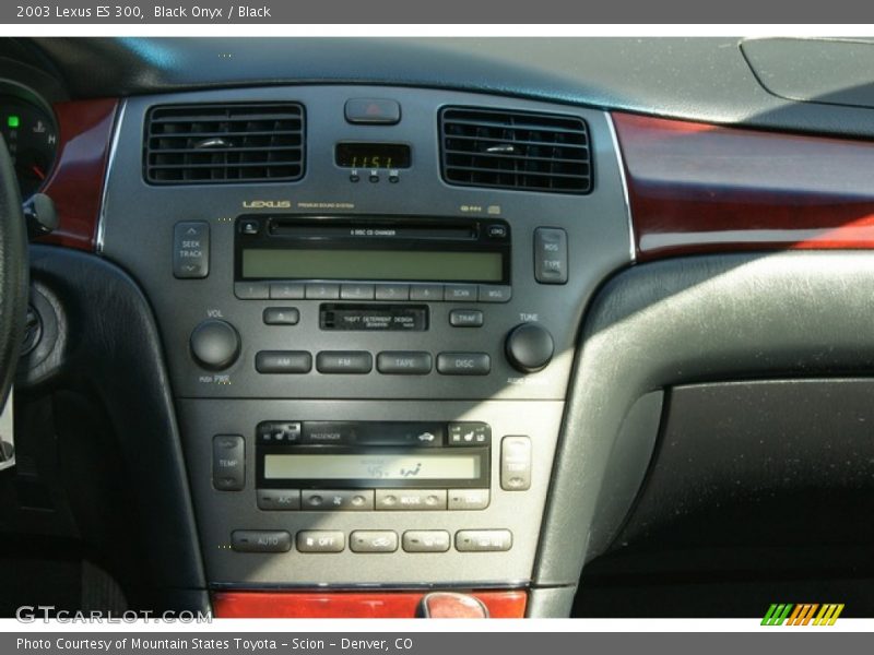 Black Onyx / Black 2003 Lexus ES 300