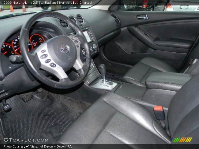 Radiant Silver Metallic / Charcoal 2009 Nissan Altima 2.5 SL