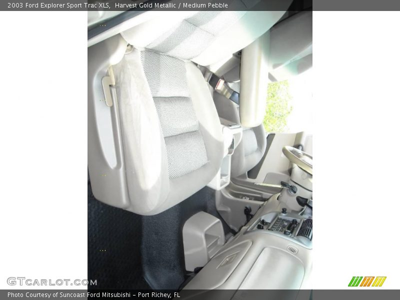 Harvest Gold Metallic / Medium Pebble 2003 Ford Explorer Sport Trac XLS