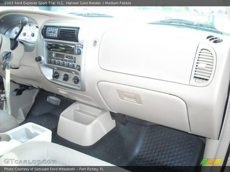 Harvest Gold Metallic / Medium Pebble 2003 Ford Explorer Sport Trac XLS