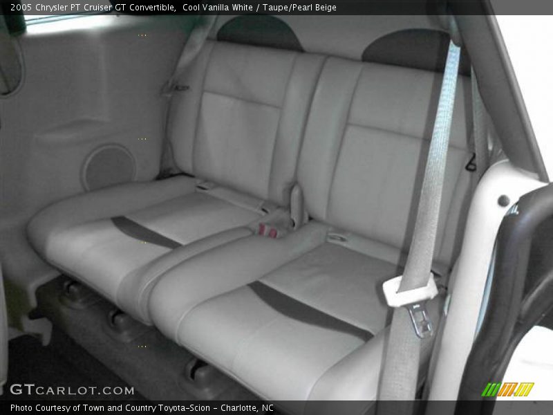 Rear Seat of 2005 PT Cruiser GT Convertible