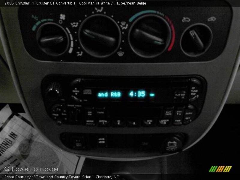 Cool Vanilla White / Taupe/Pearl Beige 2005 Chrysler PT Cruiser GT Convertible