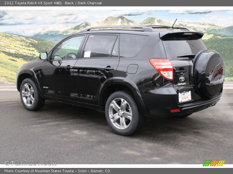 Black / Dark Charcoal 2012 Toyota RAV4 V6 Sport 4WD