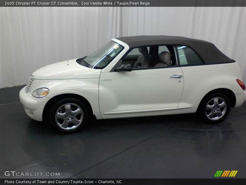 Cool Vanilla White / Taupe/Pearl Beige 2005 Chrysler PT Cruiser GT Convertible