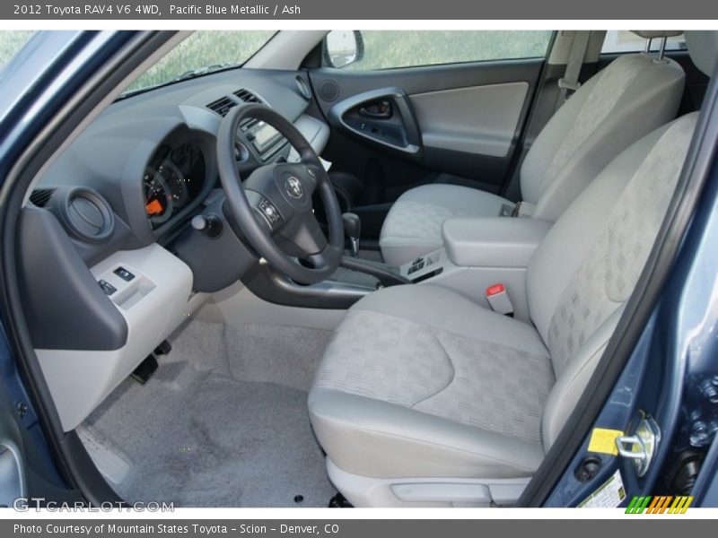 Pacific Blue Metallic / Ash 2012 Toyota RAV4 V6 4WD
