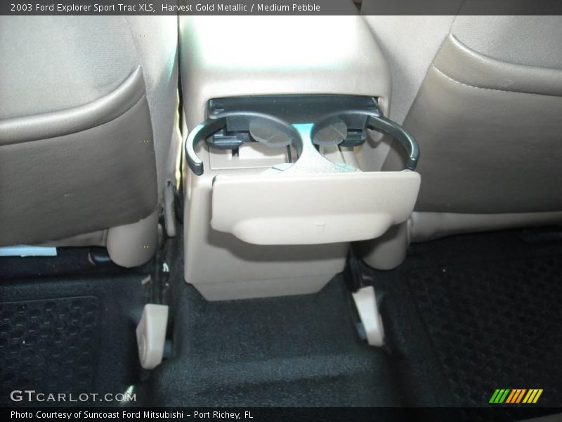 Harvest Gold Metallic / Medium Pebble 2003 Ford Explorer Sport Trac XLS