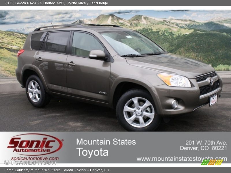 Pyrite Mica / Sand Beige 2012 Toyota RAV4 V6 Limited 4WD