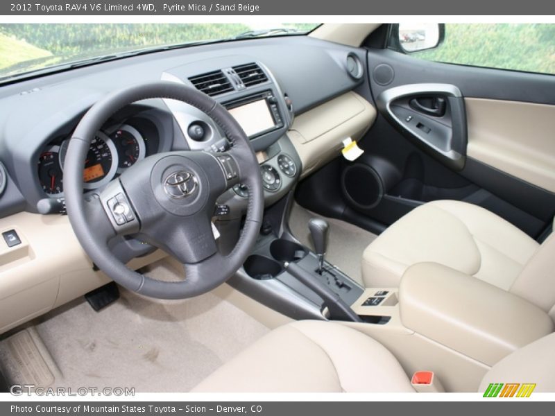 Pyrite Mica / Sand Beige 2012 Toyota RAV4 V6 Limited 4WD