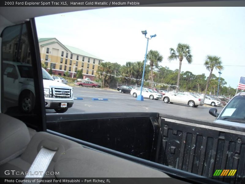 Harvest Gold Metallic / Medium Pebble 2003 Ford Explorer Sport Trac XLS