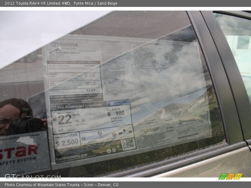 Pyrite Mica / Sand Beige 2012 Toyota RAV4 V6 Limited 4WD