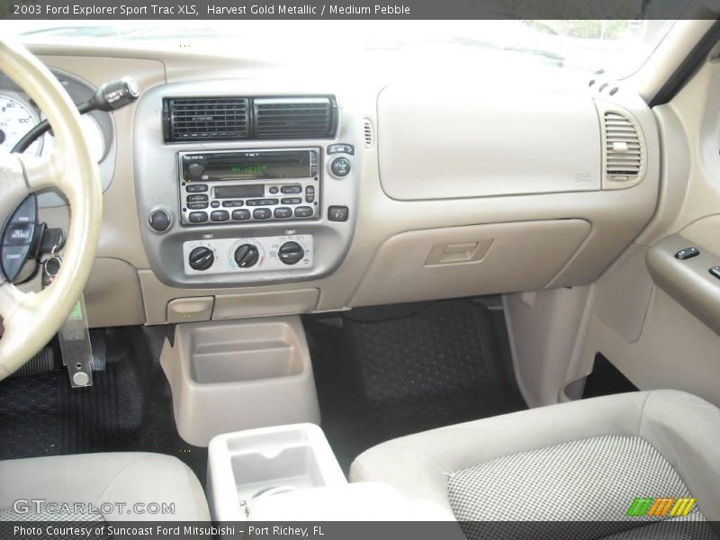 Harvest Gold Metallic / Medium Pebble 2003 Ford Explorer Sport Trac XLS