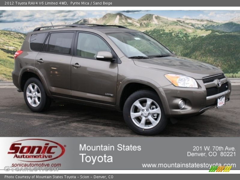 Pyrite Mica / Sand Beige 2012 Toyota RAV4 V6 Limited 4WD