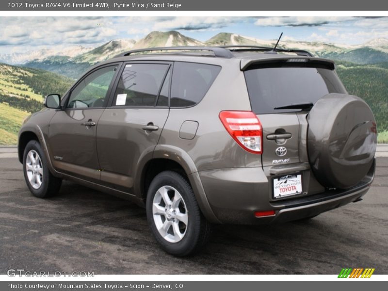 Pyrite Mica / Sand Beige 2012 Toyota RAV4 V6 Limited 4WD