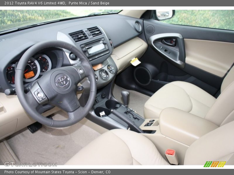 Pyrite Mica / Sand Beige 2012 Toyota RAV4 V6 Limited 4WD