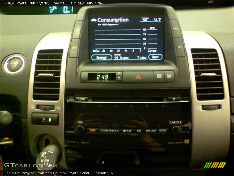 Spectra Blue Mica / Dark Gray 2009 Toyota Prius Hybrid
