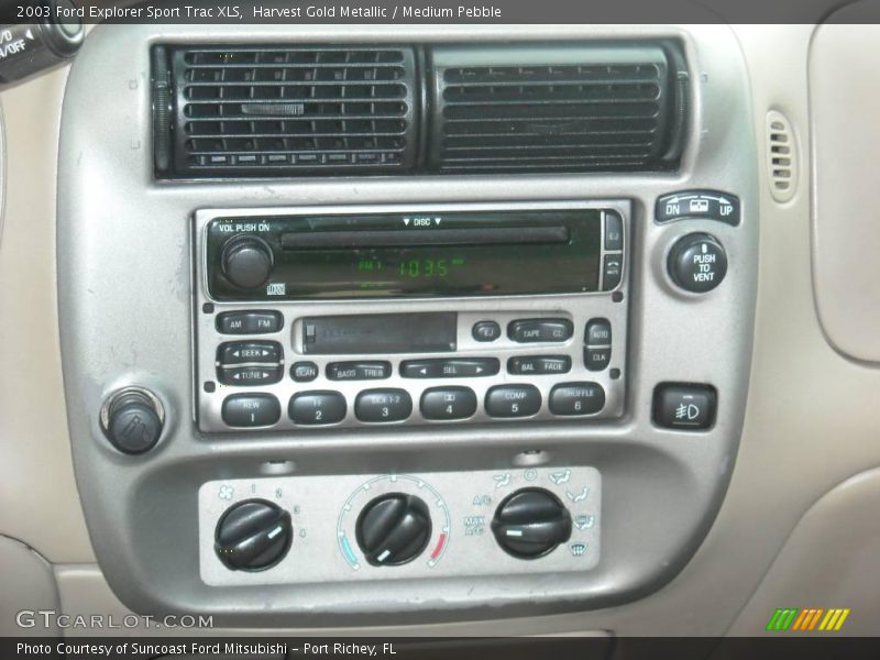 Harvest Gold Metallic / Medium Pebble 2003 Ford Explorer Sport Trac XLS