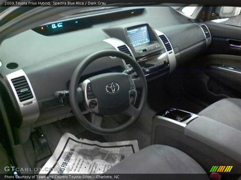 Spectra Blue Mica / Dark Gray 2009 Toyota Prius Hybrid