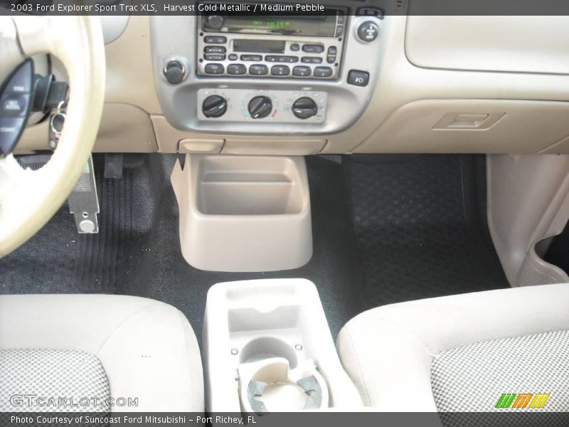 Harvest Gold Metallic / Medium Pebble 2003 Ford Explorer Sport Trac XLS