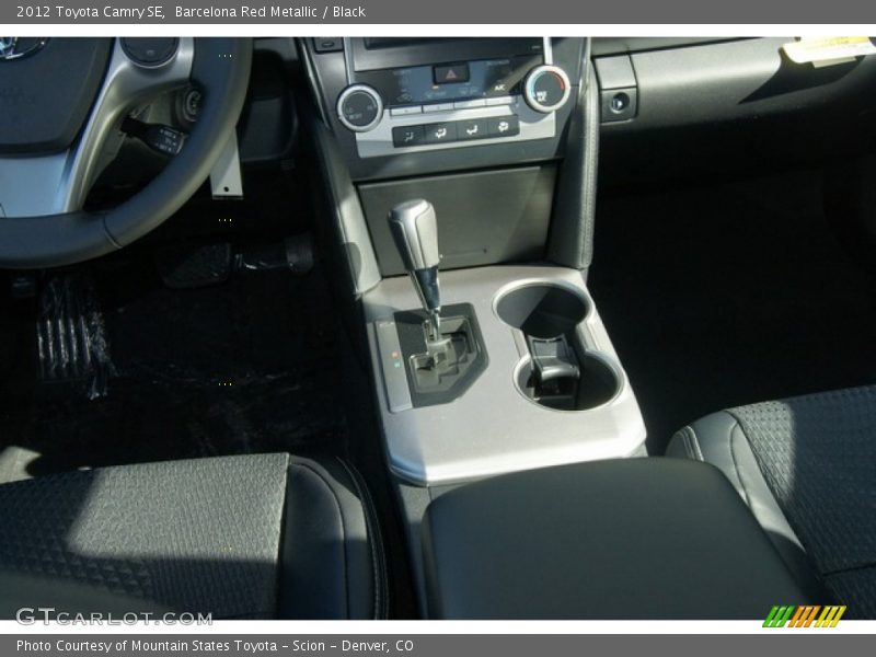 Barcelona Red Metallic / Black 2012 Toyota Camry SE