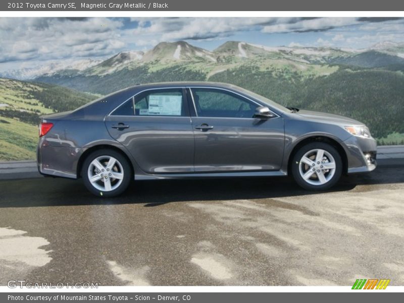 Magnetic Gray Metallic / Black 2012 Toyota Camry SE
