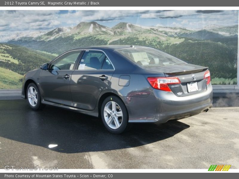 Magnetic Gray Metallic / Black 2012 Toyota Camry SE