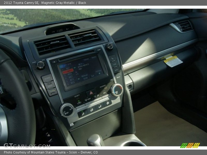 Magnetic Gray Metallic / Black 2012 Toyota Camry SE