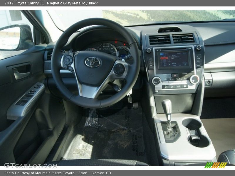 Magnetic Gray Metallic / Black 2012 Toyota Camry SE