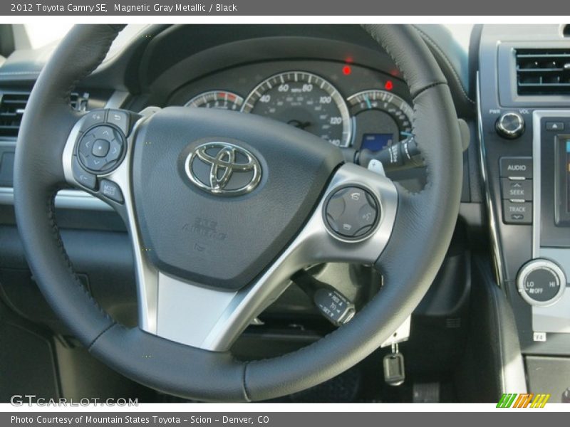 Magnetic Gray Metallic / Black 2012 Toyota Camry SE