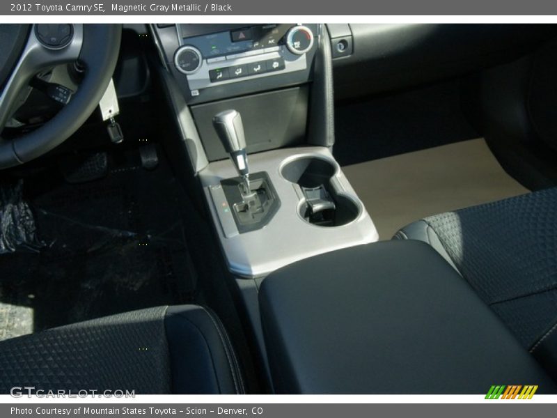 Magnetic Gray Metallic / Black 2012 Toyota Camry SE