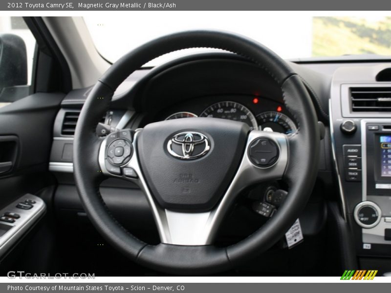 Magnetic Gray Metallic / Black/Ash 2012 Toyota Camry SE