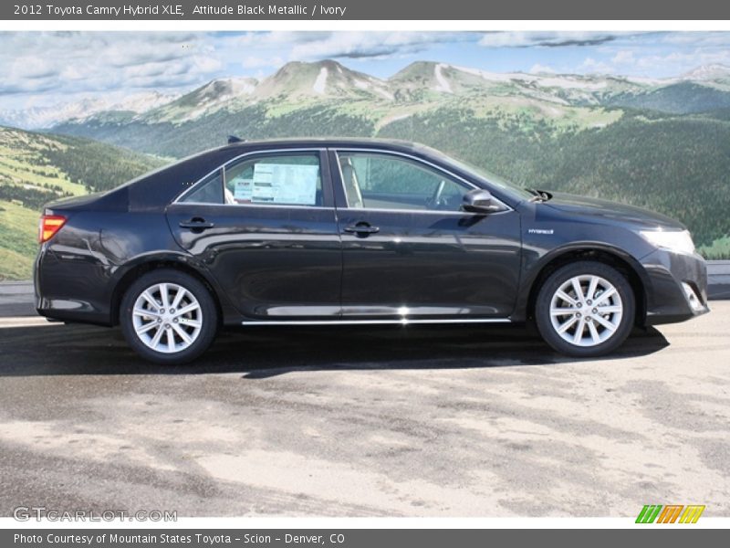 Attitude Black Metallic / Ivory 2012 Toyota Camry Hybrid XLE